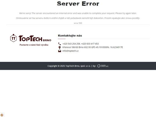 společnost toptech brno s.r.o. vyvíjí skvělý informační systém pro výrobní firmy ? - software pro plánování a řízení výroby, tedy výrobních podniků v celé české republice. ? software inmedias umožňuje řízení výroby, které řeší rámec úloh od poptávky, objednávky až po expedici. více na toptech.cz.