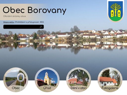 oficiální webové stránky obce borovany