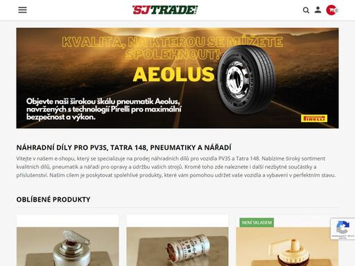 sjtrade - on-line prodej náhradních dílů a autodoplňků