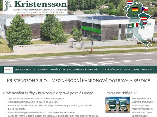 nabízíme mezinárodní kamionovou dopravu po celé evropě, především - německo, rakousko, itálie, slovinsko a nizozemí.