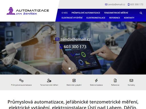 měření, regulace, automatizace řízení technologických procesů, technologické vážení, elektrické sálové vytápění, silnoproudé elektroinstalace ústí nad labem, teplice, děčín, krupka, praha
