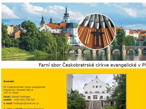 stránky sboru českobratrské církve evangelické písek