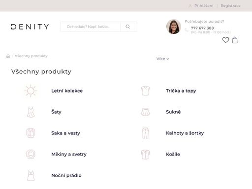 denity.cz. o denity
jsme česká módní značka navazující na rodinnou tradici. každý kousek našeho oblečení vzniká s péčí a precizností v naší dílně v suchdole u kutné hory. šijeme nadčasové kousky s důrazem na kvalitu, pohodlí a etiku výroby.
skrze oblečení pomáháme ženám najít lásku k sobě samým. přejeme si, abyste…