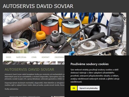 autoservis olomouc, služby pro motoristy, pneuservis autoservis david soviar nabízí komplexní služby pro motoristy. záruční a pozáruční servis