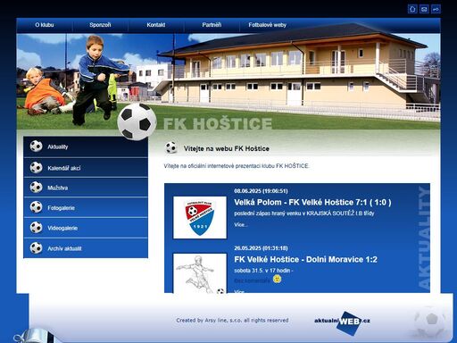 fotbal hoštice, fk hoštice, hoštice
