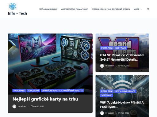 sledujte nejnovější trendy v moderních technologiích. zprávy, recenze, inovace a tipy pro technické nadšence a profesionály. vaše tech inspirace.