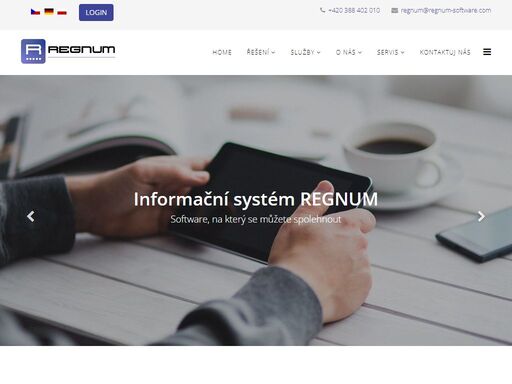 erp software regnum pokrývá informační a organizační požadavky podniků středního stavu v oblasti administrativy, obchodu, logistiky a výroby.