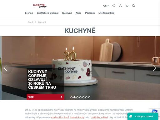 kuchynĚ gorenje, to je design, který si může dovolit mladý pár, rodina s dětmi i babička s dědečkem. 3d návrh zdarma a sleva na kuchyňský nábytek.