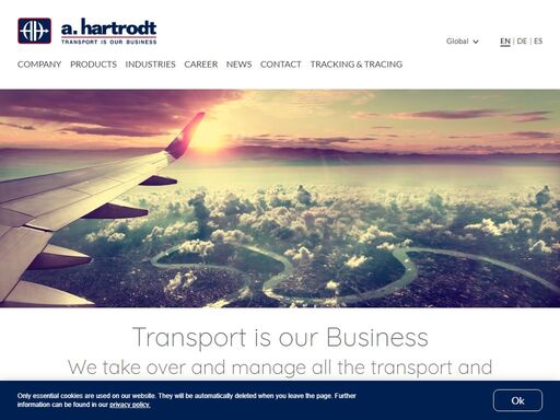 with more than 2,000 employees and over 100 locations worldwide, we are your service provider for transport, forwarding and logistics. whether sea freight or airfreight, lcl or fcl, we make sure your freight shipment gets where it needs to quickly and reliably. thanks to tracking and tracing, everything is always under control.
