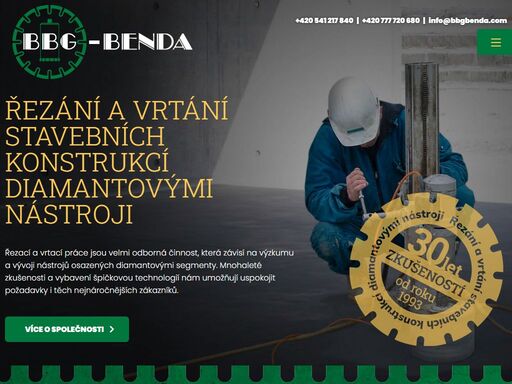řezání a vrtání do betonu a železobetonu je velmi odborná činnost, která závisí na zkušenostech a špičkových nástrojích osazených diamantovými segmenty.