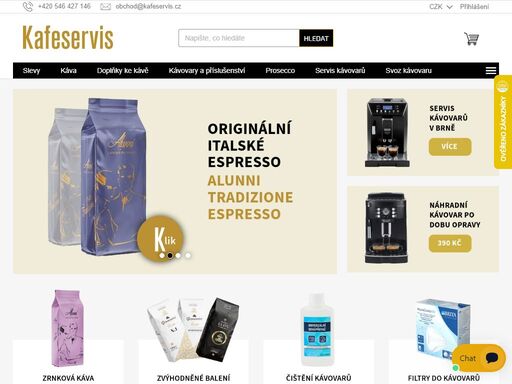 u nás najdete více jak 80 druhů zrnkové kávy. nabízíme nejen italskou kávu a prosecco, ale také originální čisticí prostředky a filtry renomovaných výrobců kávovarů. specializujeme se na espresso přístroje značky nivona a servis automatických kávovarů všech dostupných značek. všechny naše produkty si můžete ochutnat,…