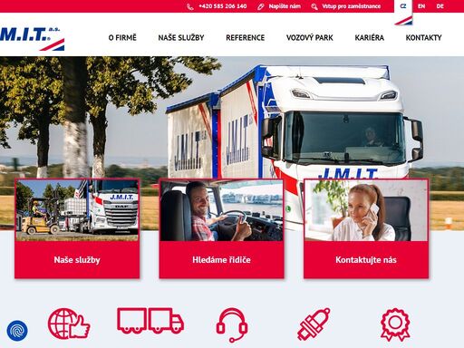 mezinárodní a vnitrostátní doprava j.m.i.t. a.s. přeprava velkoobjemového zboží mezi státy evropské unie na špičkové úrovni. 