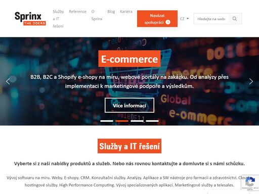 vývoj softwaru na míru - weby, e-shopy, crm. cloud a hostingové služby. high performance computing. marketingové služby a telesales.