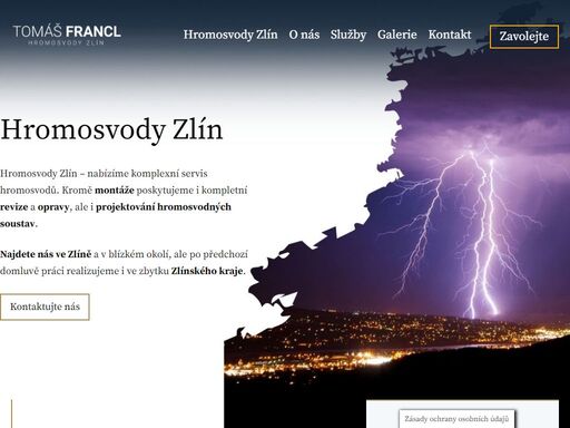 postaráme se vám o komplexní servis v oblasti hromosvodů, jejich montáže a revizí. neváhejte se na nás obrátit! | hromosvody zlín