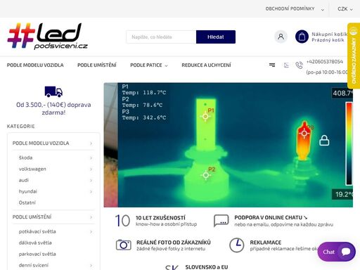 e-shop s led pro všechny typy vozidel, který to s produkty i zákazníky myslí opravdu vážně! kvalita bez kompromisů. osobní přístup a podpora na chatu. vše skladem.