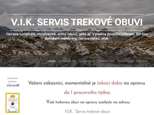 specializujeme se na opravy trekové obuvi měníme podešve všech světových značek. šití i výměnu háčků provádíme bez poškození membrány. používáme výhradně kvalitní materiály a speciální lepidla. známe speciální technologické postupy.