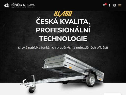 rozvoz po celé čr.top ceny a velký výběr,skladem 400 vleků v cenách od 8 800,- v prodeji české přívěsy v top kvalitě značky klabo.osobní přístup a profesionální poradenství.