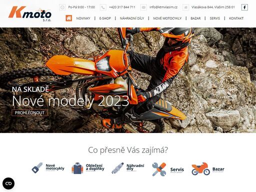 prodej motocyklů, oblečení a doplňků značky ktm. služby pro motoristy (servis motocyklů). nabízíme nové i bazarové zboží.