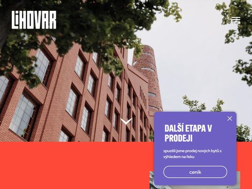 lihovar je nová rezidenční čtvrť na levém břehu vltavy, která se už z dálky hlásí ikonickými továrními komíny, pilovou střechou a fasádami z červených cihel. bydlení v lihovaru nabízejí velkorysý komfort, pohodlí občanské vybavenosti a dostupnosti do centra mě