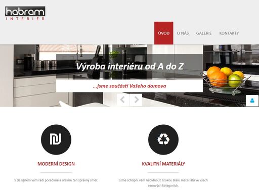společnost habram interiér s.r.o. je zaměřena především službami „na klíč“ pro své zákazníky.
stačí nás kontaktovat a o zbytek se postaráme my.