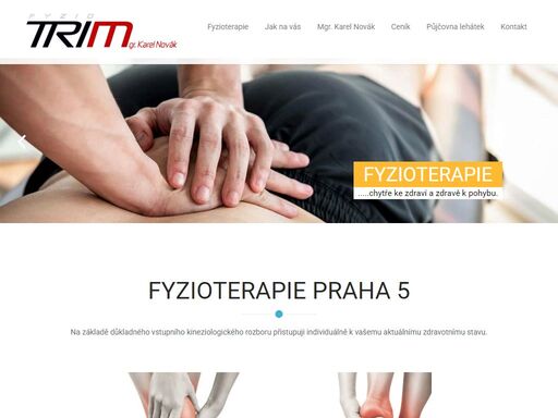 poskytuji komplexní služby fyzioterapie včetně odborného vyšetření, doporučení vhodného cvičení, manuálních technik a kinesiotapingu. jsem zkušený fyzioterapeut s dlouholetou praxí a řadou absolvovaných odborných kurzů. provozuji půjčovnu rozkládacích terapeutických - masážních - masérských lehátek a stolů pro firmy i jednotivce.