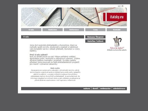 italsky, překlad, česky... xxx - úvodní stránka | yyy