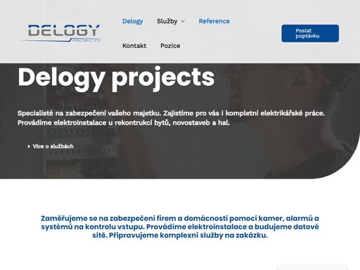 zabezpečujeme firmy a domácnosti pomocí kamer, alarmů a systémů na kontrolu vstupu. provádíme elektroinstalace a budujeme datové sítě.