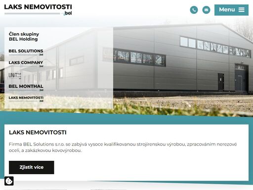 firma bel solutions s.r.o. se zabývá vysoce kvalifikovanou strojírenskou výrobou, zpracováním nerezové oceli, a zakázkovou kovovýrobou.