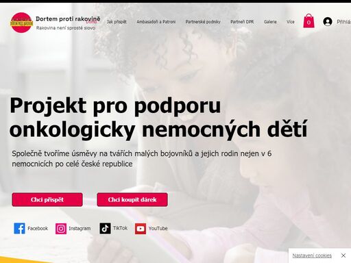 cílem dortem proti rakovině je pomáhat onkologicky nemocným dětem a jejich rodinám napříč republikou. v nemocnicích vždy nejprve oslovujeme zdravotnický personál a zjišťujeme konkrétní potřeby malých pacientů.