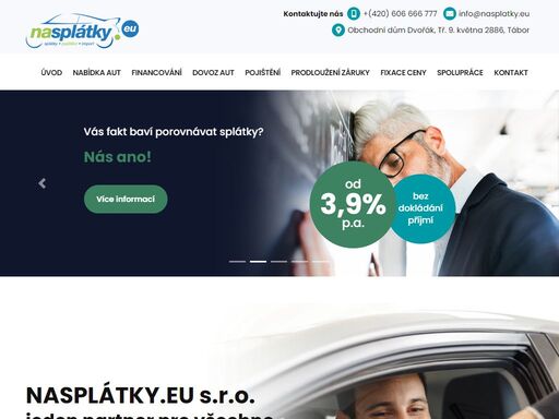 dovoz aut z německých autosalonů, vyřízení úvěru na auta či stroje, prodloužení záruky a super pojištění.