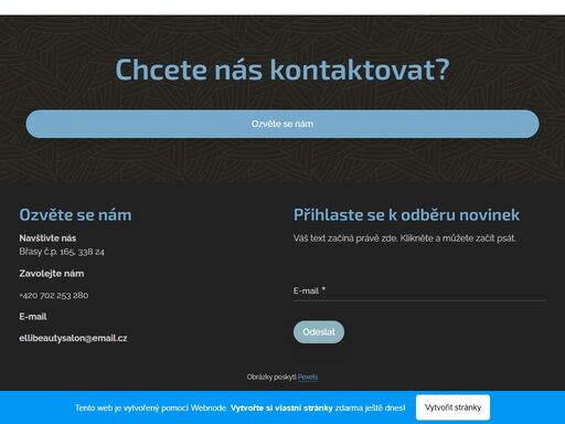 v našem salonu se specializujeme na poskytování komplexní péče o krásu a pohodu. nabízíme široké spektrum služeb,jako je laminace obočí, prodlužování řas, lashlifting, hloubkové čištění pleti, masáž obličeje včetně dekoltu a další. navštivte nás a dopřejte si zasloužený relax a péči o svůj vzhled.