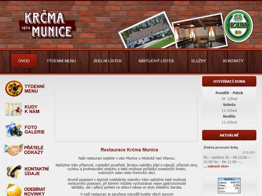 www.krcmamunice.cz
