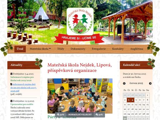 mateřská škola nejdek, lipová, příspěvková organizace
