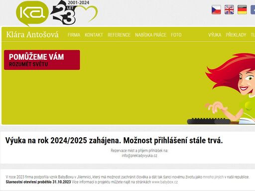 překlady, výuka a tlumočení cizích jazyků, vrchlabí - hostinné. nejčastěji překládanými jazyky jsou v současné době angličtina, němčina, ruština, polština, dále pak francouzština, italština, španělština, ruština, nizozemština, slovenština, ukrajinština, na vaše přání zajistíme překlady v dalších jiných jazycích. 