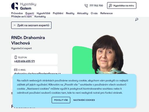 potřebujete pomoc s financováním nového bydlení? kontaktujte hypotečního experta drahomíra vlachová, tel. +420 606 655 171, který vám pomůže nejen s hypotékou.