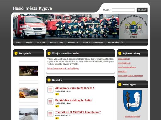 webové stránky jednotky sdh kyjov.