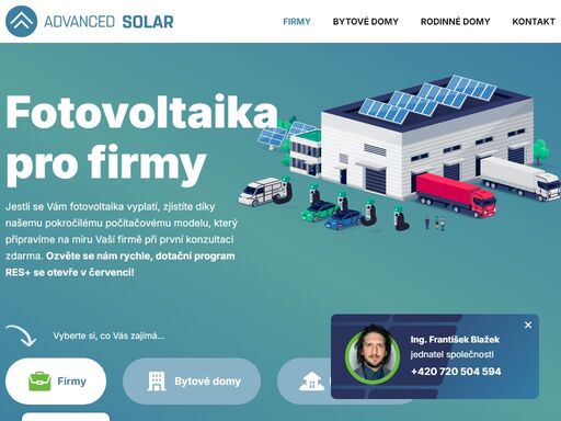 ekologická a ekonomicky výhodná řešení pro domácnosti i firmy, která přinášejí úspory a mají pozitivní vliv na životní prostředí.