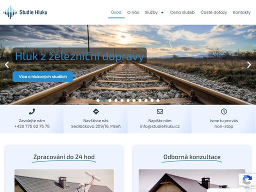 zpracování hlukových studií do 24 hodin od obdržení všech potřebných podkladů. realizace po celé čr. kontaktujte nás.