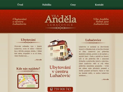 ubytování luhačovice, ubytování v soukromí v centru luhačovic, levné ubytování