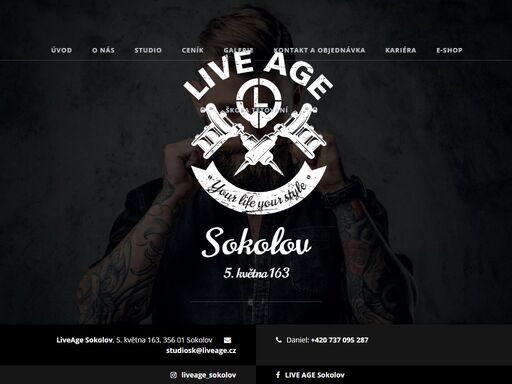 nabízíme velmi kvalitní tetování v sokolově. naši zkušení tatéři si poradí s jakýmkoliv vzorem. přijďte se přesvědčit. liveage tattoo sokolov