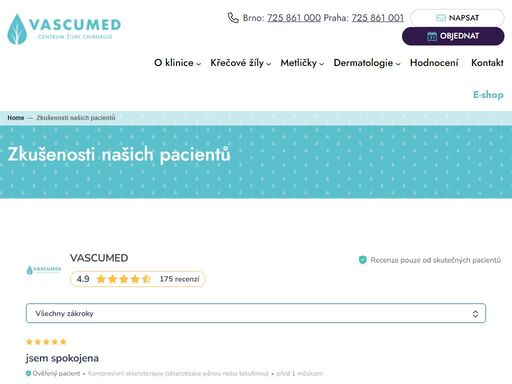 centrum žilní chirurgie vascumed.