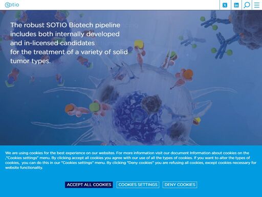 sotio is developing the next generation of potent immunotherapies for patients with cancer.