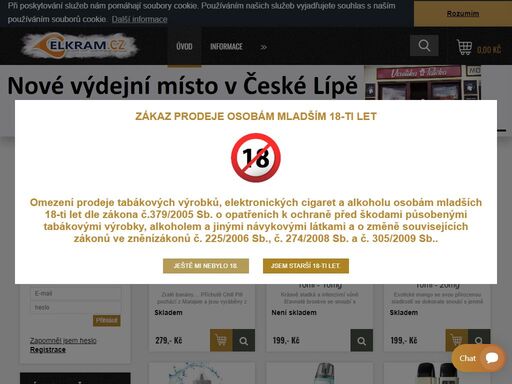 největší nabídka elektronických cigaret, náplní(liquidů), příchutí, bází a příslušenství v čr