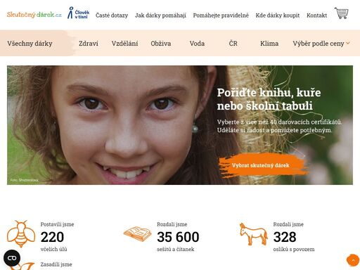 kupte si originální charitativní dárek organizace člověk v tísni. uděláte radost sobě i svým blízkým a zároveň pomůžete lidem, kteří potřebují naši pomoc!