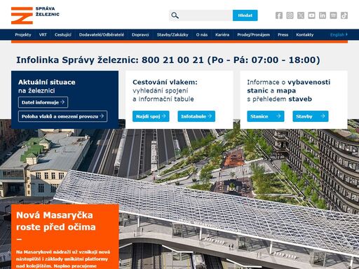 www.spravazeleznic.cz