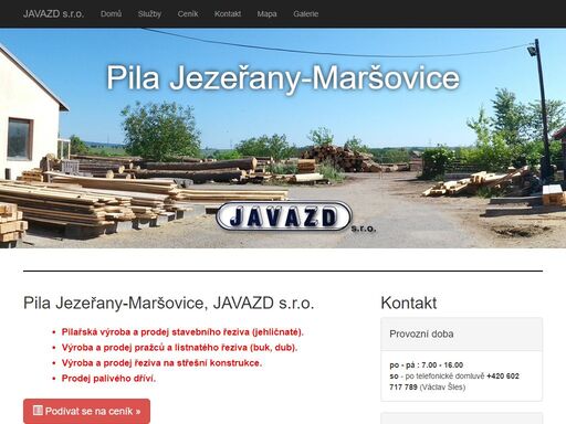 pila jezeřany-maršovice