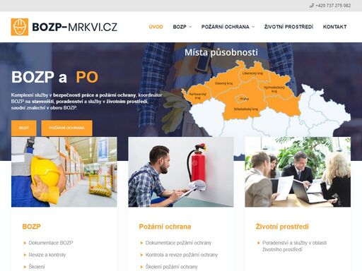 komplexní služby v bezpečnosti práce a požární ochrany ,koordinátor bozp na staveništi,poradenství a služby v životním prostředí,soudní znalectví v oboru bozp.