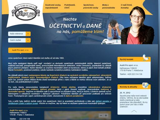 nechte účetnictví a daně na nás, pomůžeme vám!