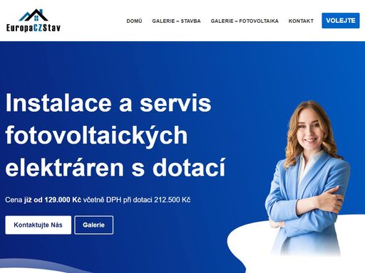 instalace a servis fotovoltaických elektráren
