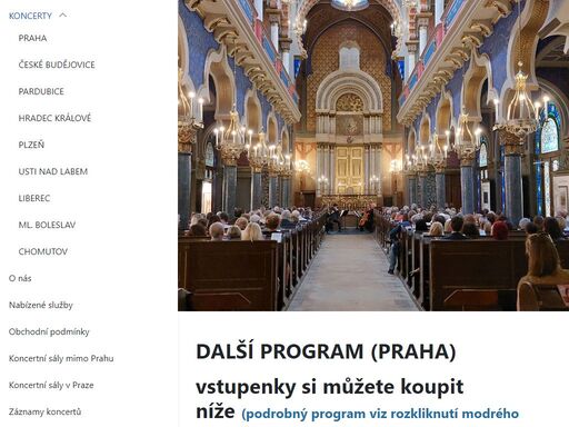 koncert v praze brně hradci králové českých budějovicích, swingový novoroční velikonoční beatles revival abba revival jarní emauzy filmové melodie muzikálové…